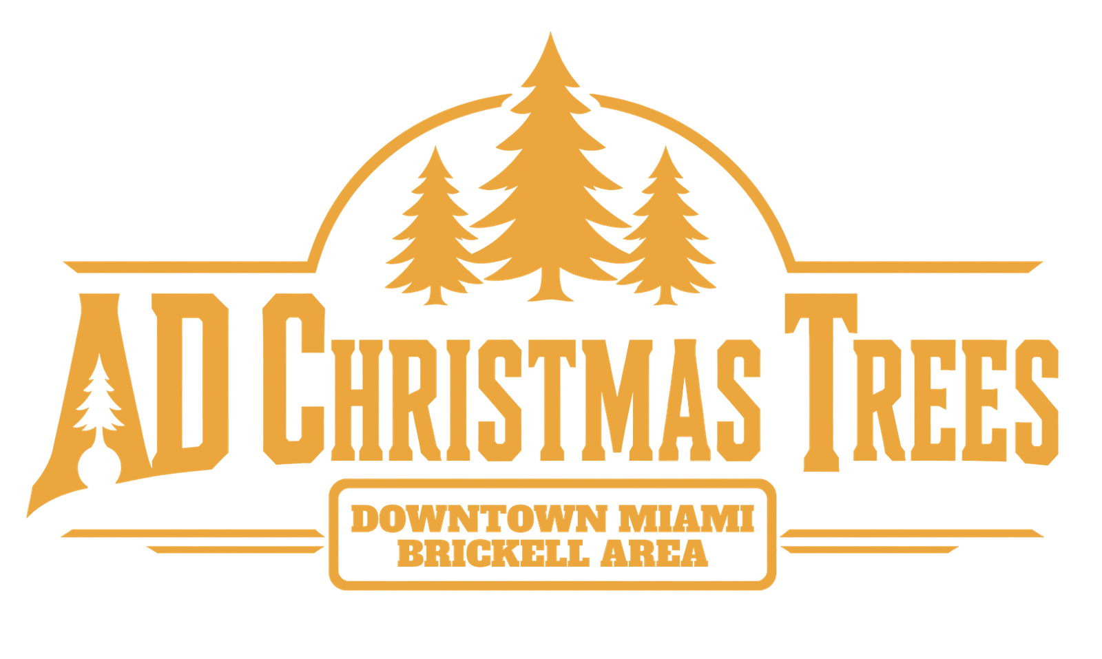 AD Christmas Trees Downtown Miami Brickell logo